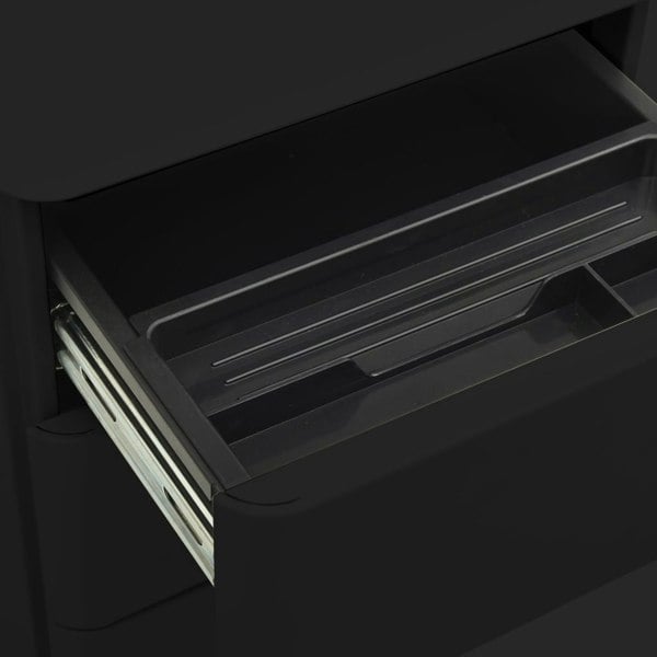 Berkfield Mobile File Cabinet Black 30x45x59 cm Steel
