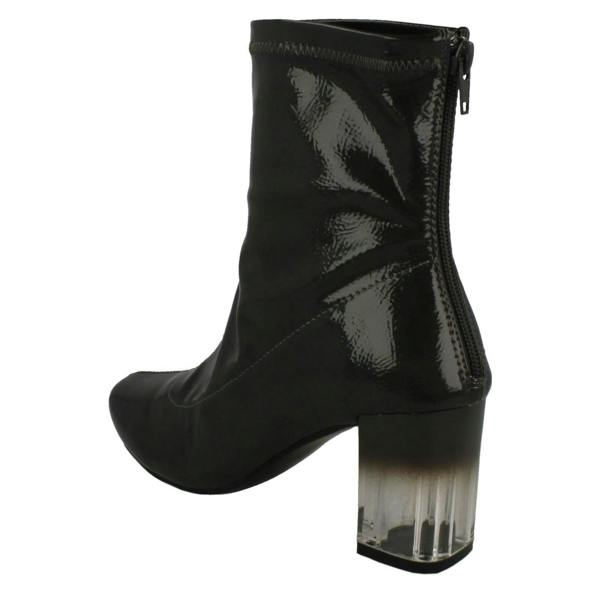Spot On Ladies Spot On High Ankle Boots