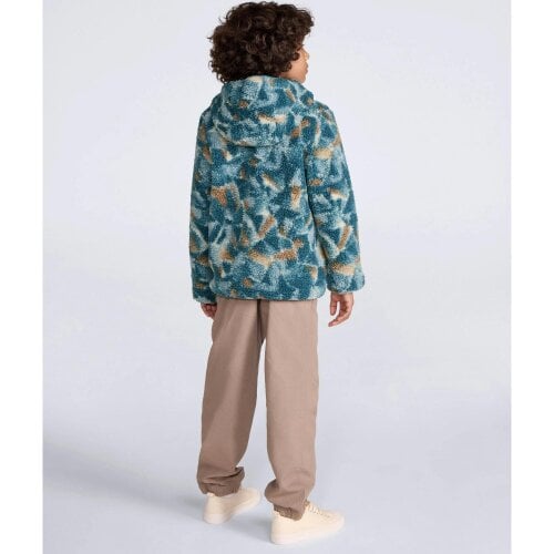 Animal Kids Camo Matteo Fleece Jacket - Dark Green