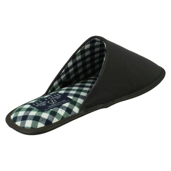 Ted Baker Mens Ted Baker Leather Mule Padded Slippers 'Ardin'