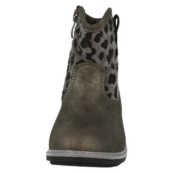 Spot On Infant Girls Spot On Zipped Cowboy Style Printed Boots