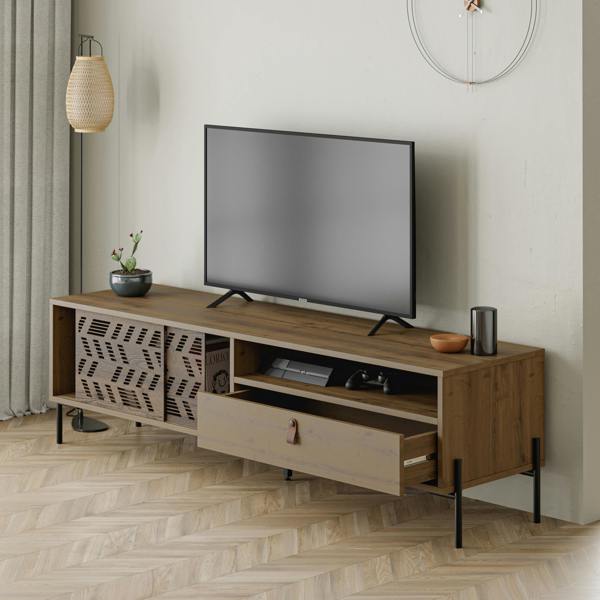 Decortie Dionysos Modern TV Unit Multimedia Centre with Storage TV Cabinet 170cm