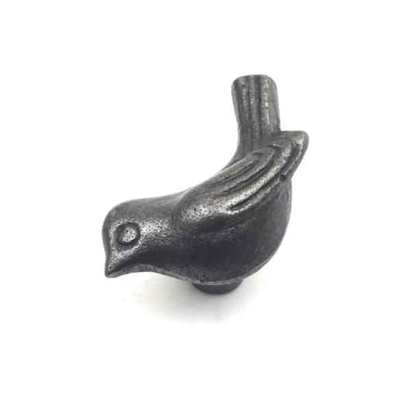 Small Cast Iron Wren Cabinet Knob - Approx 50mm