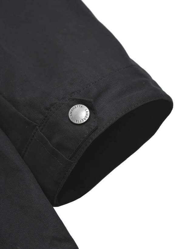 Lambretta Mens Shower Resistant Hooded Classic Badge Fishtail Parka