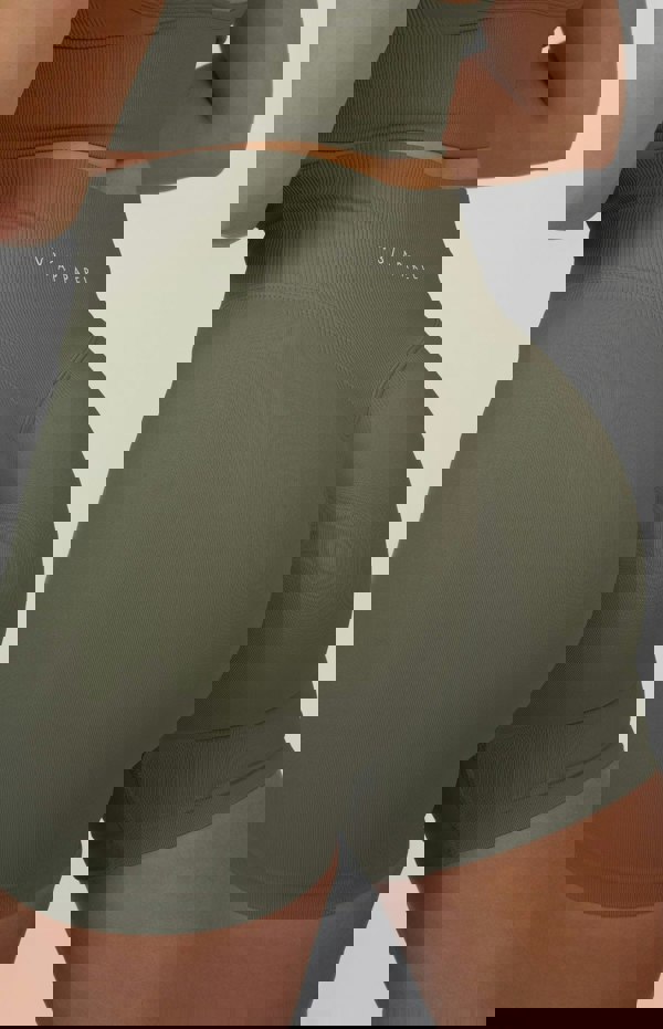 V3 Apparel Form Seamless Scrunch Shorts - Olive Green