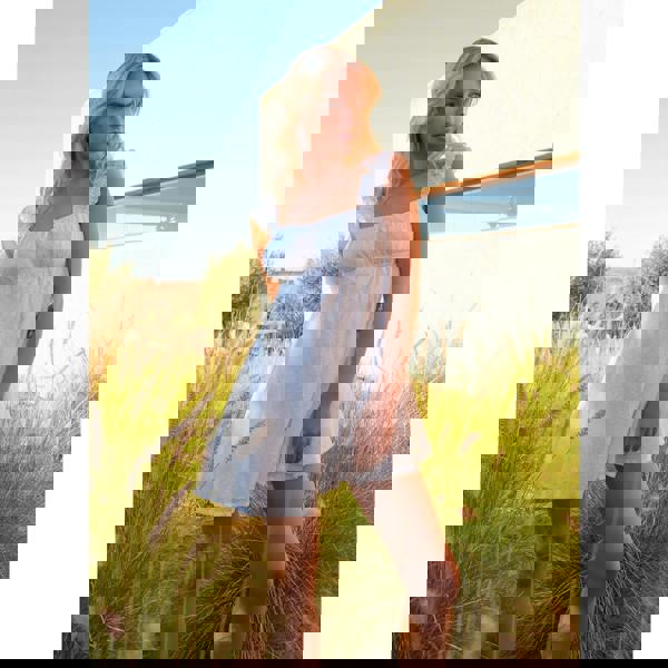 Pink Vanilla Babydoll Broderie Dress