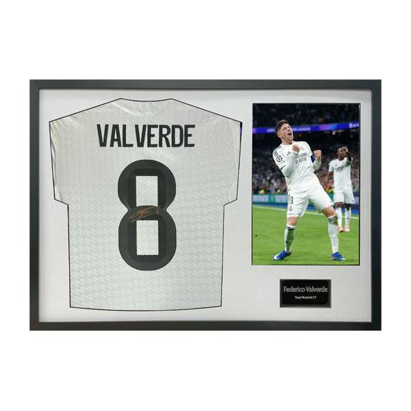 Federico Valverde Signed Real Madrid Classic Frame