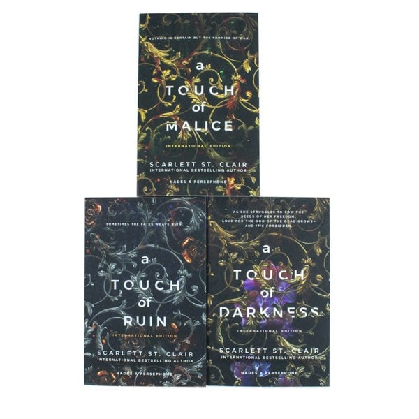 Hades X Persephone 3 Book Set By Scarlett St. Clair (A Touch of Darkness, A Touch of Ruin & A Touch of Malice)