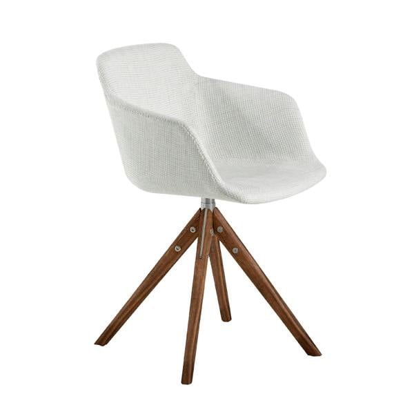 Angel Cerdá Beige Fabric Swivel Chair 4059
