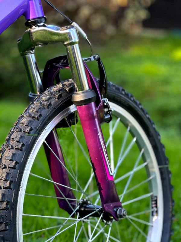 Basis Bikes Basis Princess 20" Girls Full Suspension Mountain Bike - Pearl Purple/Pink