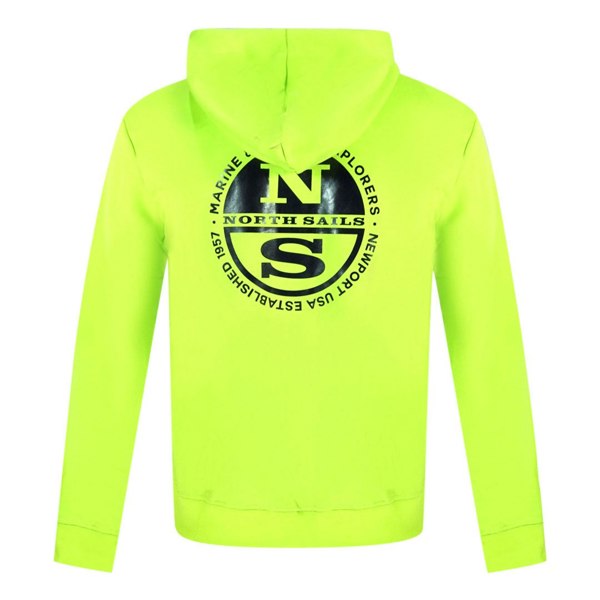 North Sails Logo Zip Hoodie - Green