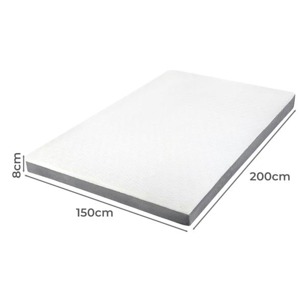 Lavio King Mattress Topper Memory Foam Dual Layer Hotel Quality Bed Protector