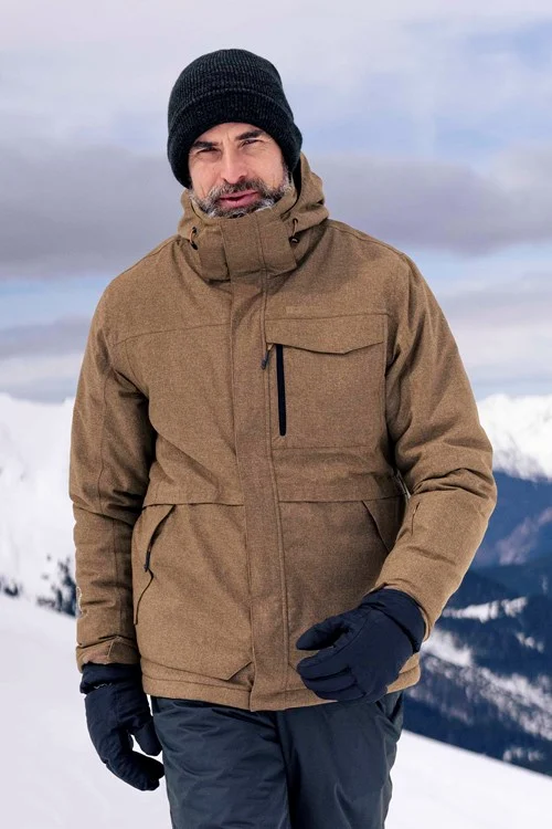 Mountain Warehouse Mens Comet II Ski Jacket - Tan