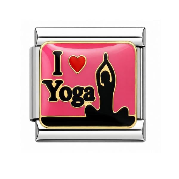Serafina I Love Yoga | Italian Style Bracelet Charm