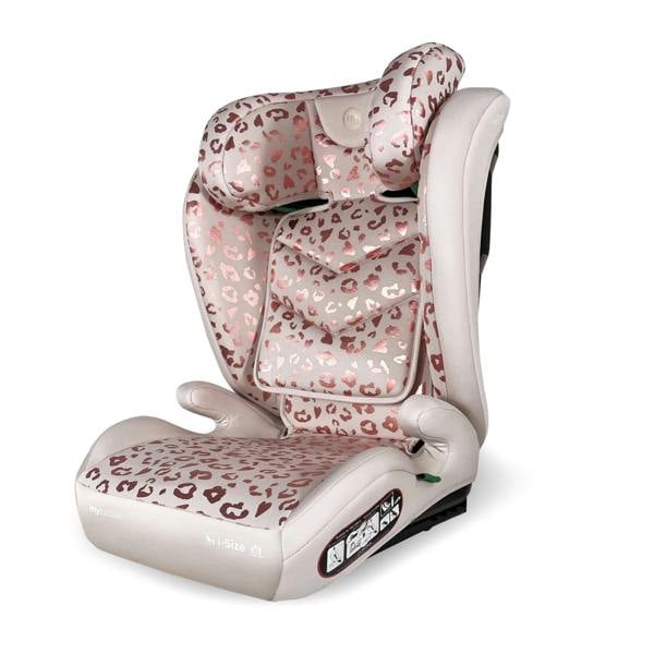 My Babiie MBCS23 High-Back Booster Lite R129 Car Seat - Blush Leopard