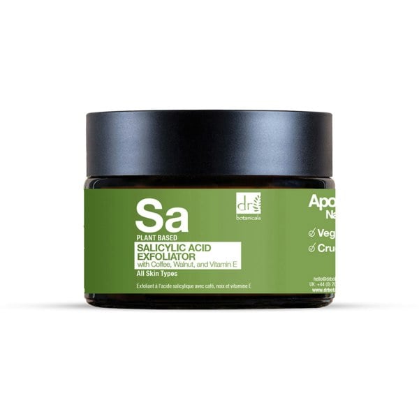 Dr Botanicals Salicylic Acid Exfoliator with Coffee, Walnut & Vitamin E 60ml