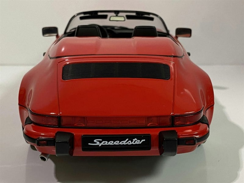 1989 porsche 911 targa speedster red 1:18 scale kk scale 180451