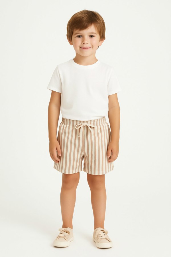 BALOU Summer Striped Shorts