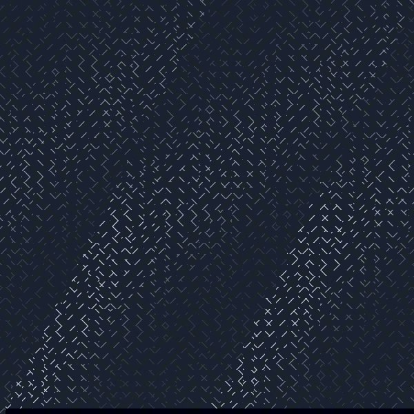 Tapet Cafe Tile navy /silver
