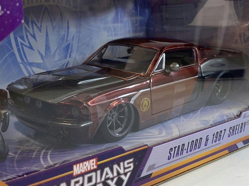 Jada Star Lord Guardians of the Galaxy and 1967 Shelby GT500 1:24 Jada 5019