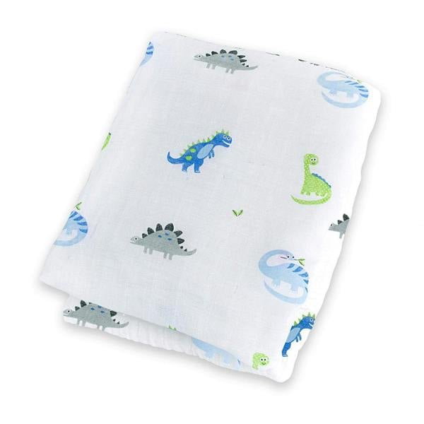 Lulujo - Large Muslin Swaddle - Prehistoric Pals