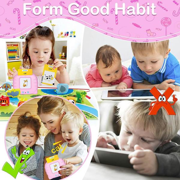Dyzi Talking Flash Cards Early Learning Toy for Toddlers with 224 Cards