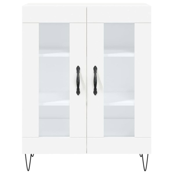 Berkfield Highboard White 69.5x34x180 cm Engineered Wood