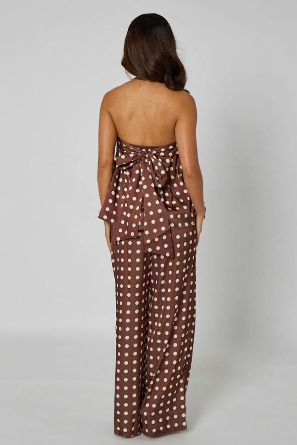 Urban Bliss Spot Bow Back Top
