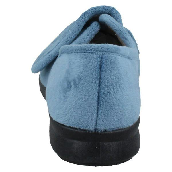DB Shoes Ladies DB Shoes Casual Velour Slippers Fountain