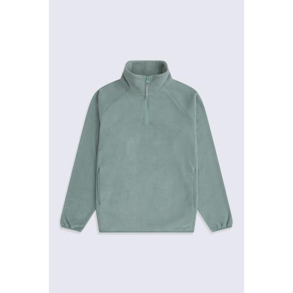 Animal Mens Stockholm Half Zip Fleece Top - Light Blue - 