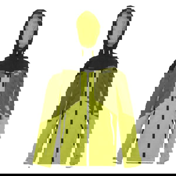 Regatta Childrens/Kids Highton VI Waterproof Jacket - Grenoble Green/Nephrite Green/Black/Wild Lime