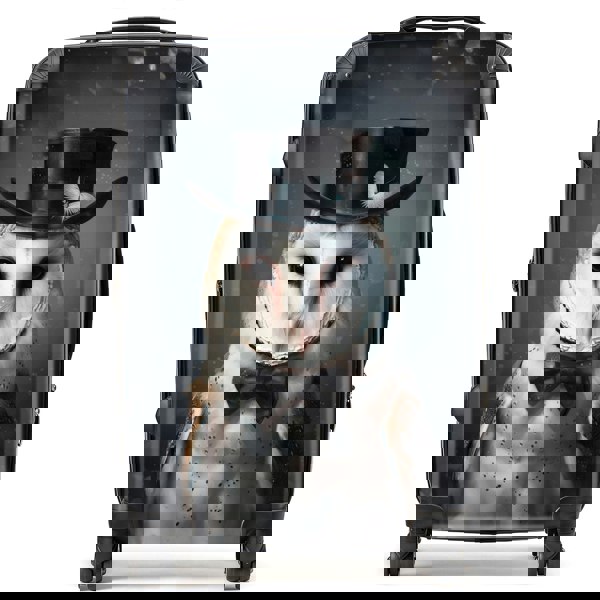 Warren Reed Owl In A Top Hat Suitcase