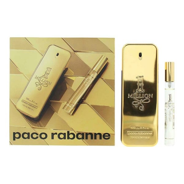 Paco Rabanne 1 Million 2 Piece Gift Set: Eau de Toilette 100ml - Eau de Toilette 10ml