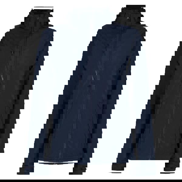 Regatta Mens Venturer 3 Layer Hooded Soft Shell Jacket - Navy