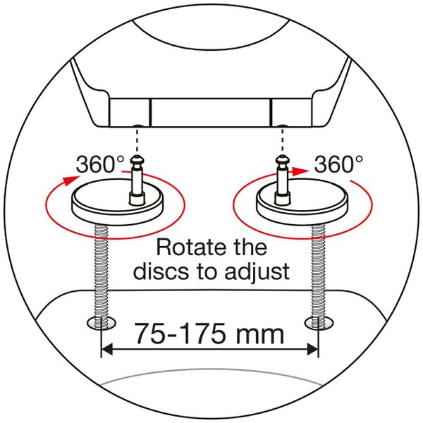 RTS Top Fix White Soft Close Toilet Seat w/ Quick Release Hinges