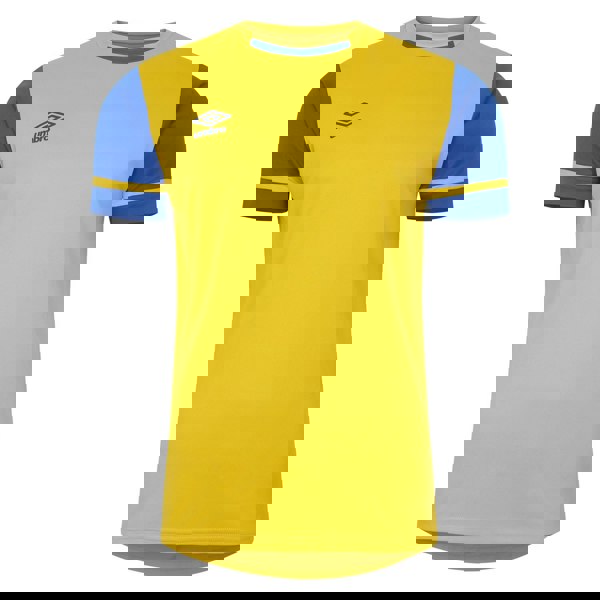 Umbro Mens Cavelle Jersey T-Shirt - Yellow/Royal Blue