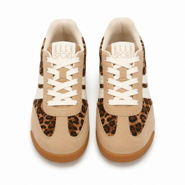 Elle Sport Ladies Elle Sport Retro Lace Up Mesh Trainers F7564