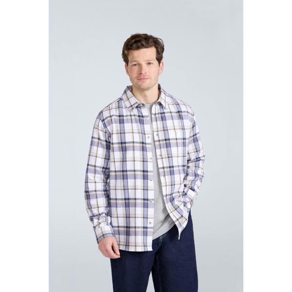 Animal Mens Cove Flannel Shirt - Beige