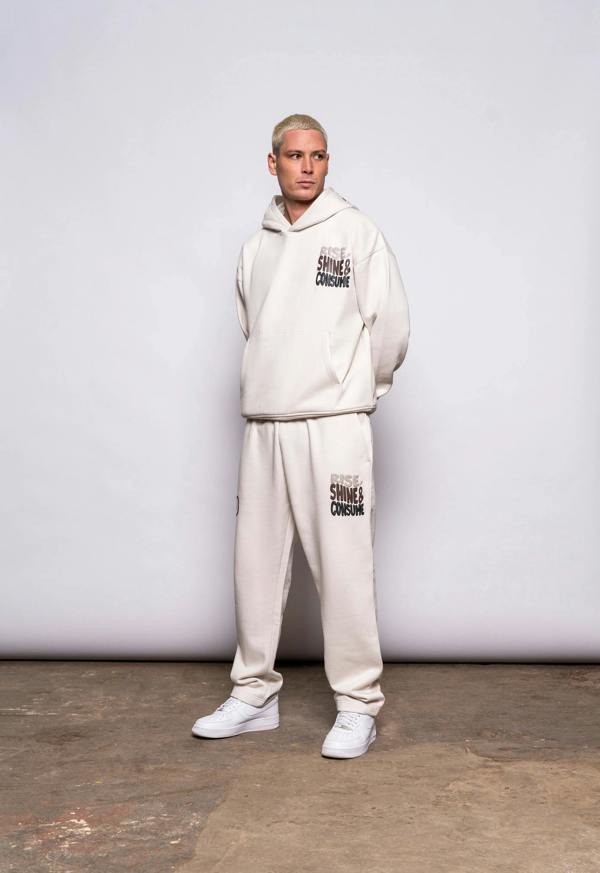 Fresh Couture Rise Hoodie - Ecru