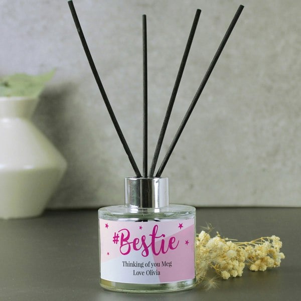 Personalised Memento Company Personalised #Bestie Reed Diffuser