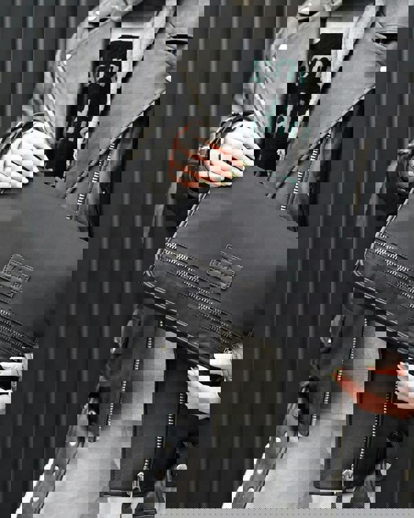 Tiba + Marl Etta Changing Clutch Black Woven