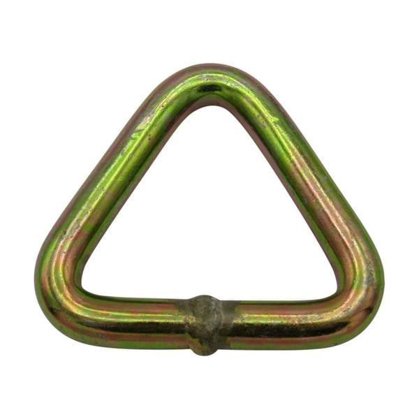 75MM Triangular Delta Link Zinc Plated 10 Ton (Secure Yellow Passivated Ratchet Lashing Fitting )