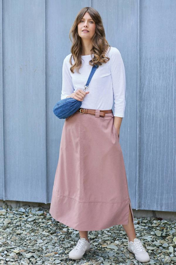Lily & Me Monica Organic Cotton Jersey Top White