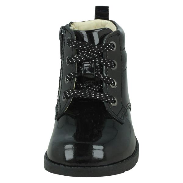 Clarks Girls Clarks Lace Detail Zip Up Ankle Boots Dabi Lace