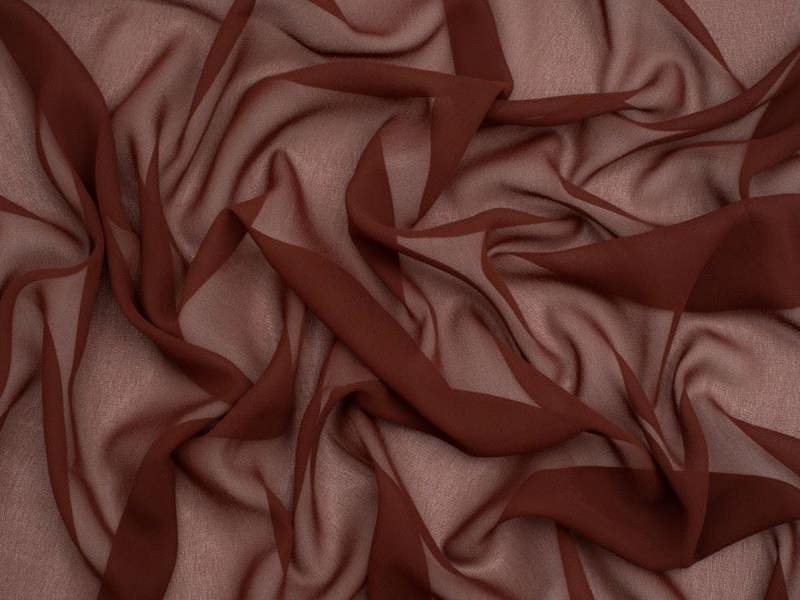 Minerva Core Range Minerva Light Sheer Chiffon Fabric - Plain Design Dressmaking Fabric, 110 cm / 44" Wide - per metre