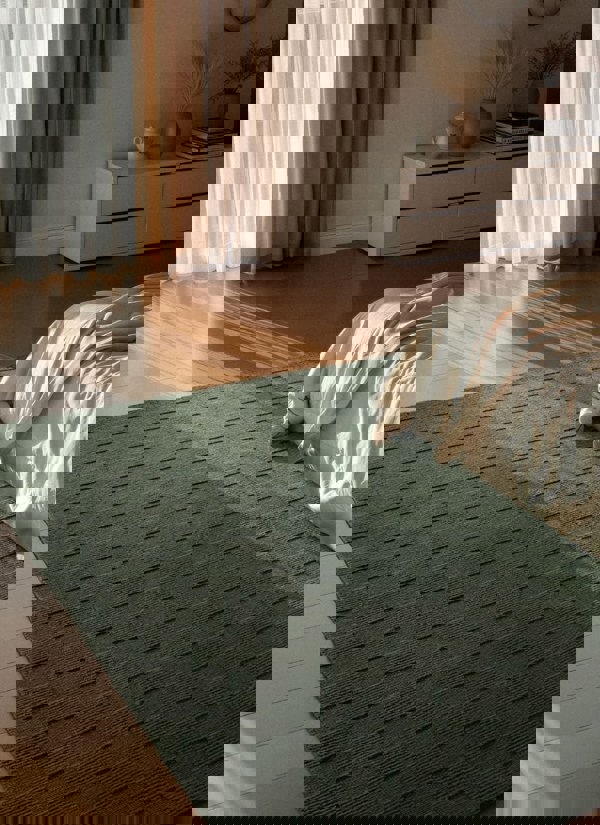 The Rugs Scala Handwoven Wool Rug - Quality Checkered Design