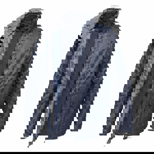 Regatta Professional Mens Hooded Padded Jacket - Grey Blue