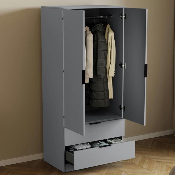 Vida Designs Trega 2 Door 2 Drawer Wardrobe