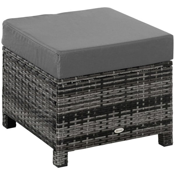 Rattan Ottoman