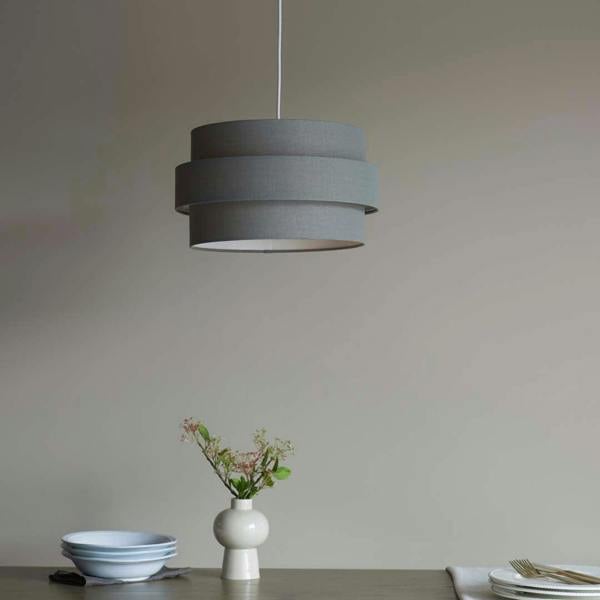 Pagazzi Lighting Ziggy Charcoal Easy-Fit Pendant